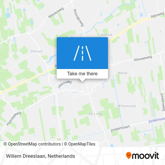 Willem Dreeslaan map