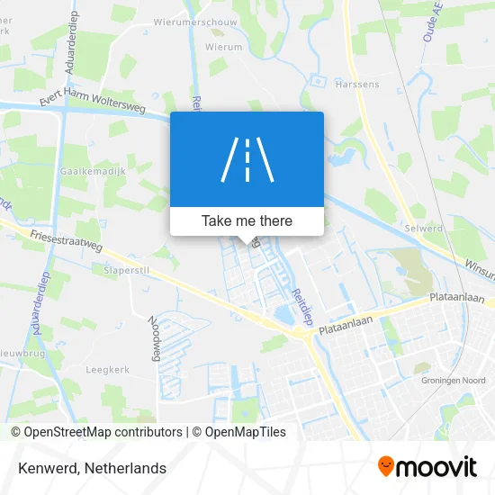Kenwerd map