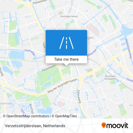 Verzetsstrijderslaan map