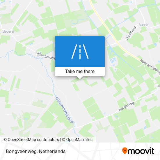 Bongveenweg map