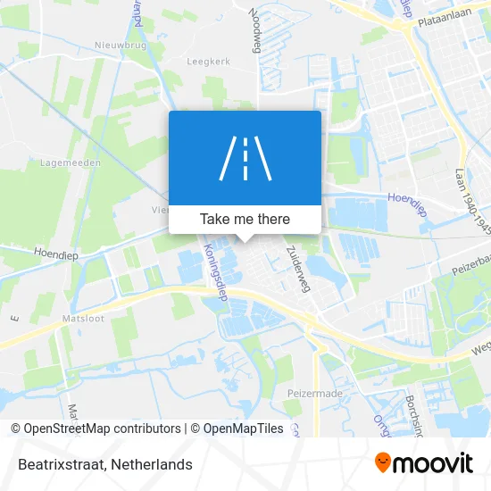 Beatrixstraat map