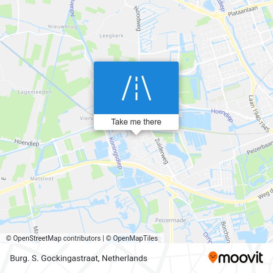 Burg. S. Gockingastraat map