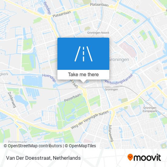 Van Der Doesstraat map
