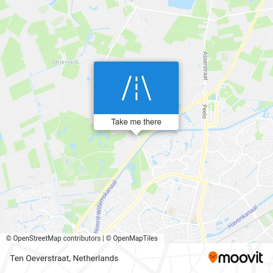 Ten Oeverstraat map