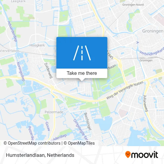 Humsterlandlaan map