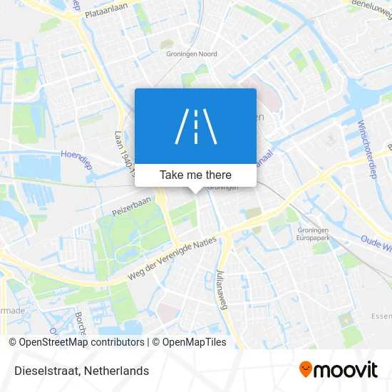 Dieselstraat map
