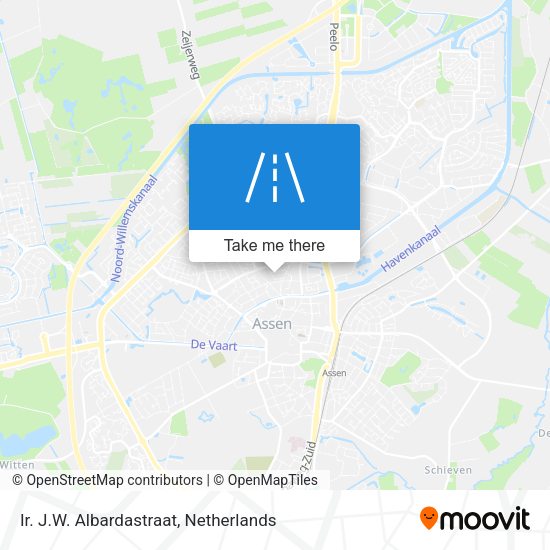 Ir. J.W. Albardastraat map