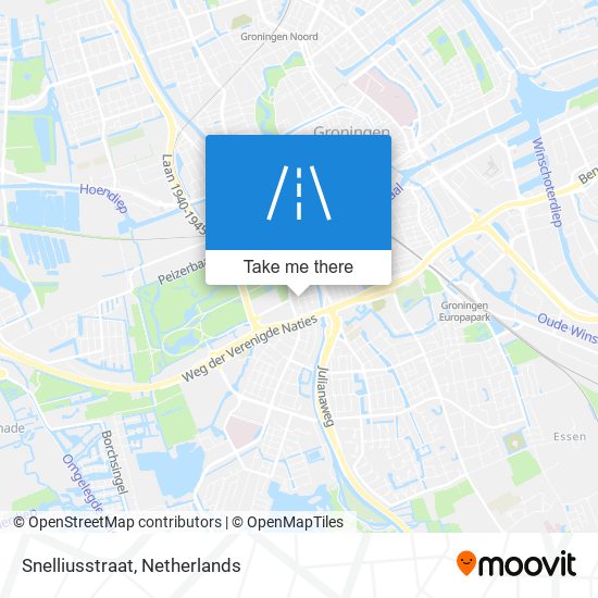 Snelliusstraat map