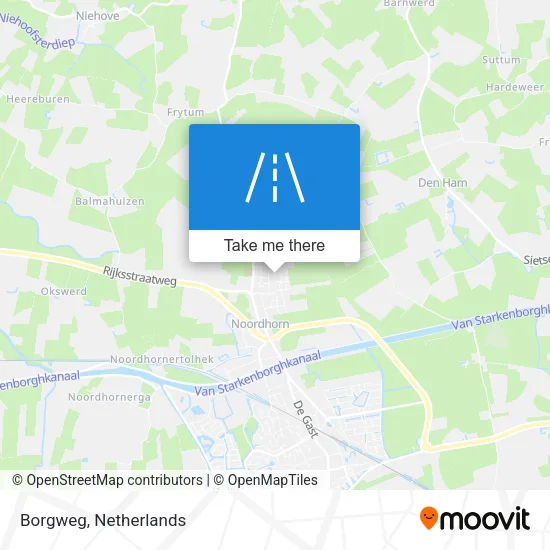 Borgweg map