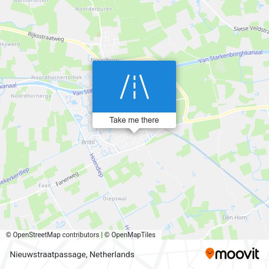 Nieuwstraatpassage map