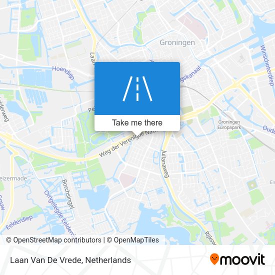 Laan Van De Vrede map