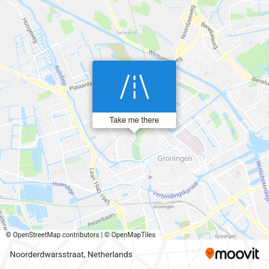 Noorderdwarsstraat map