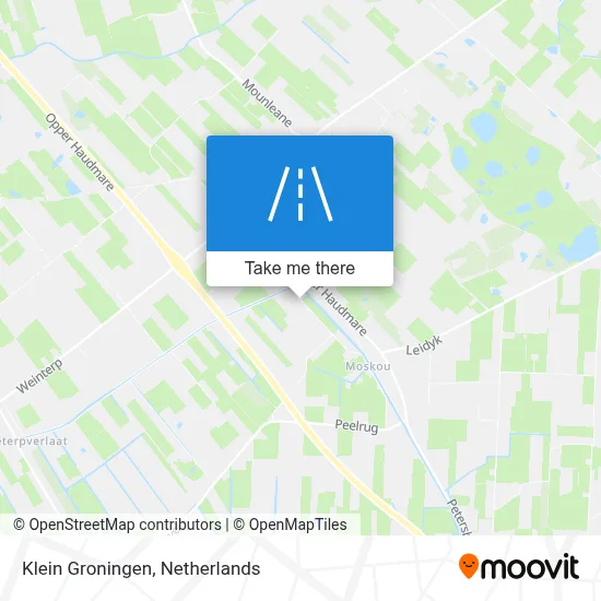 Klein Groningen map