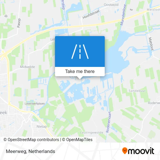 Meerweg map
