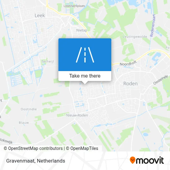 Gravenmaat map