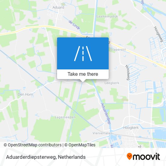 Aduarderdiepsterweg map