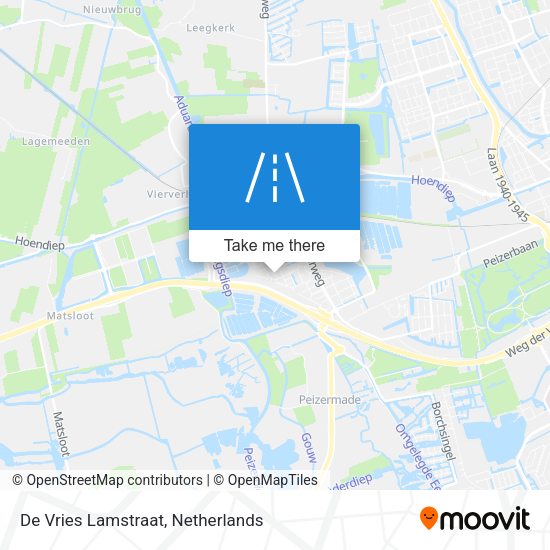 De Vries Lamstraat map