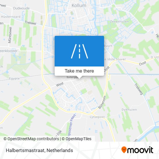 Halbertsmastraat map