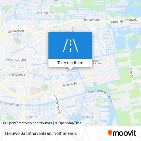Nieuwe Jachthavenlaan map