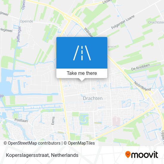 Koperslagersstraat map