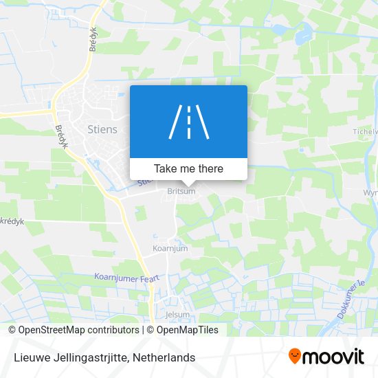 Lieuwe Jellingastrjitte map