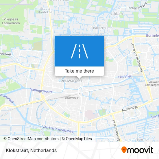 Klokstraat map