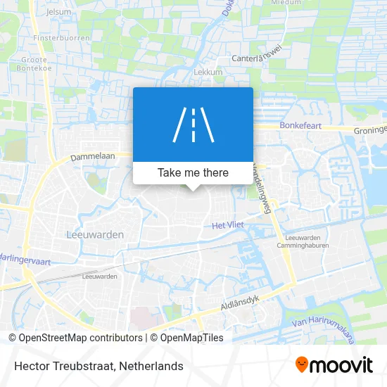 Hector Treubstraat map