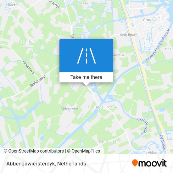 Abbengawiersterdyk map