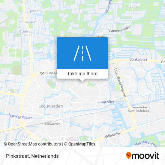Pinkstraat map
