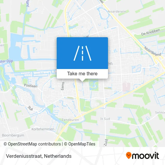 Verdeniusstraat map