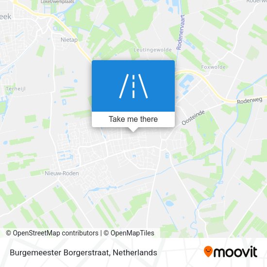 Burgemeester Borgerstraat map