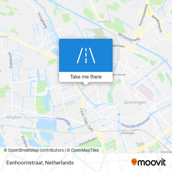 Eenhoornstraat map