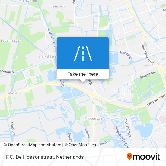 F.C. De Hossonstraat map