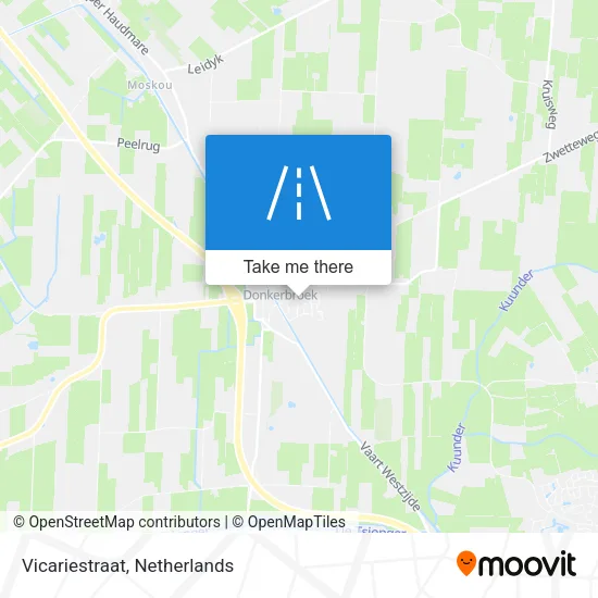 Vicariestraat map
