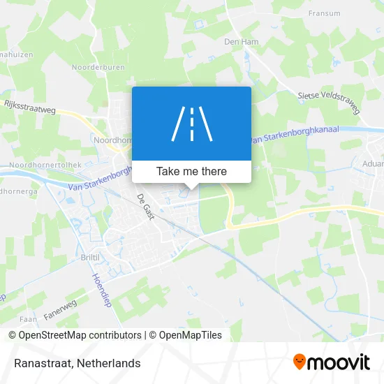 Ranastraat map