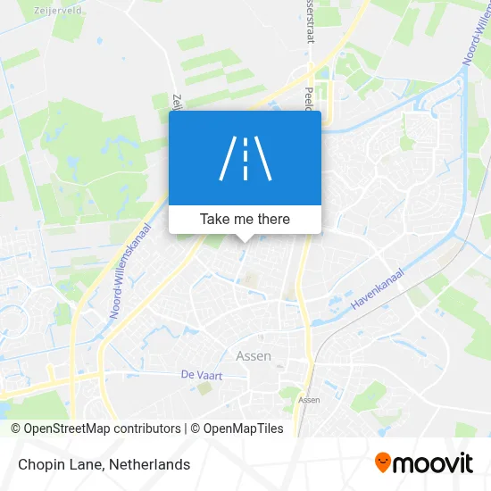 Chopinlaan map