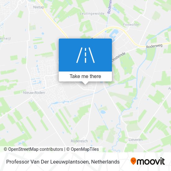 Professor Van Der Leeuwplantsoen map