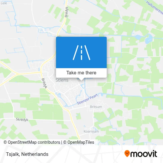 Tsjalk map