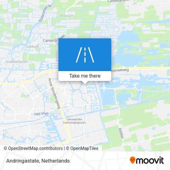 Andringastate map