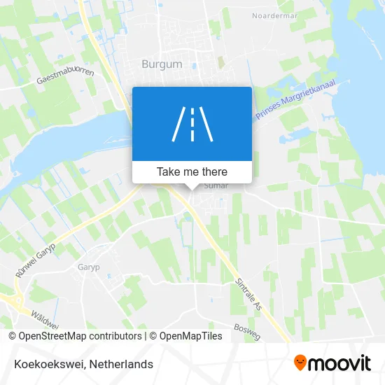 Koekoekswei map
