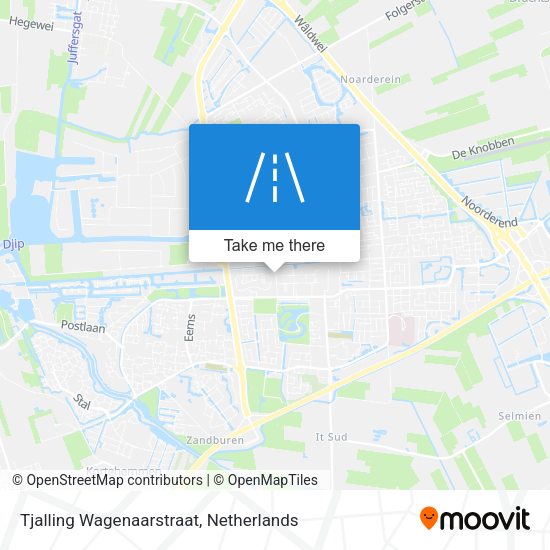 Tjalling Wagenaarstraat map