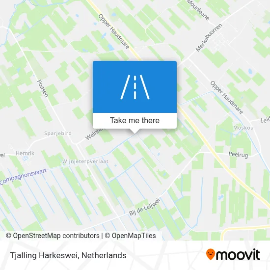 Tjalling Harkeswei map