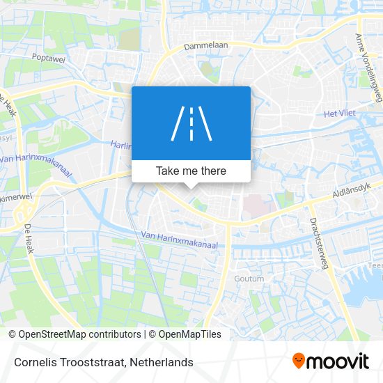 Cornelis Trooststraat map
