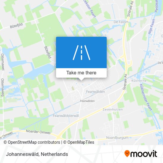 Johanneswâld map