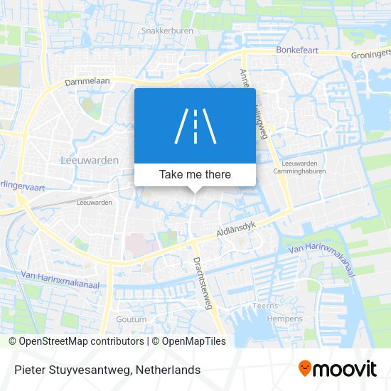 Pieter Stuyvesantweg map