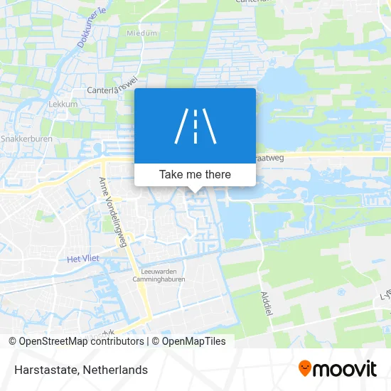 Harstastate map