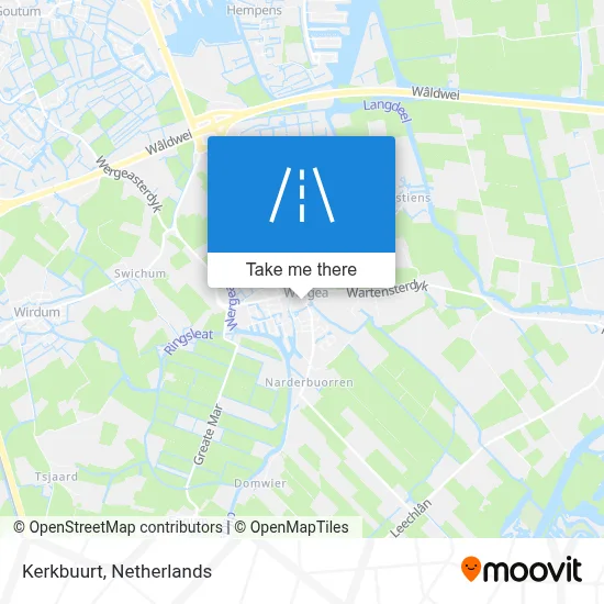 Kerkbuurt map