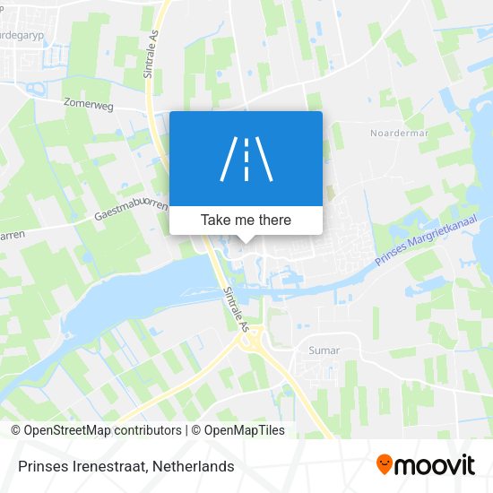 Prinses Irenestraat map