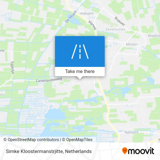 Simke Kloostermanstrjitte map