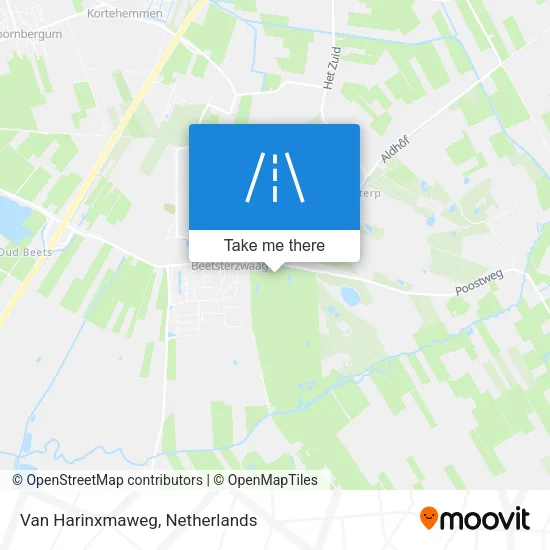 Van Harinxmaweg map